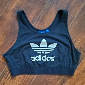 Adidas Crop Tank Sports Bra Top L